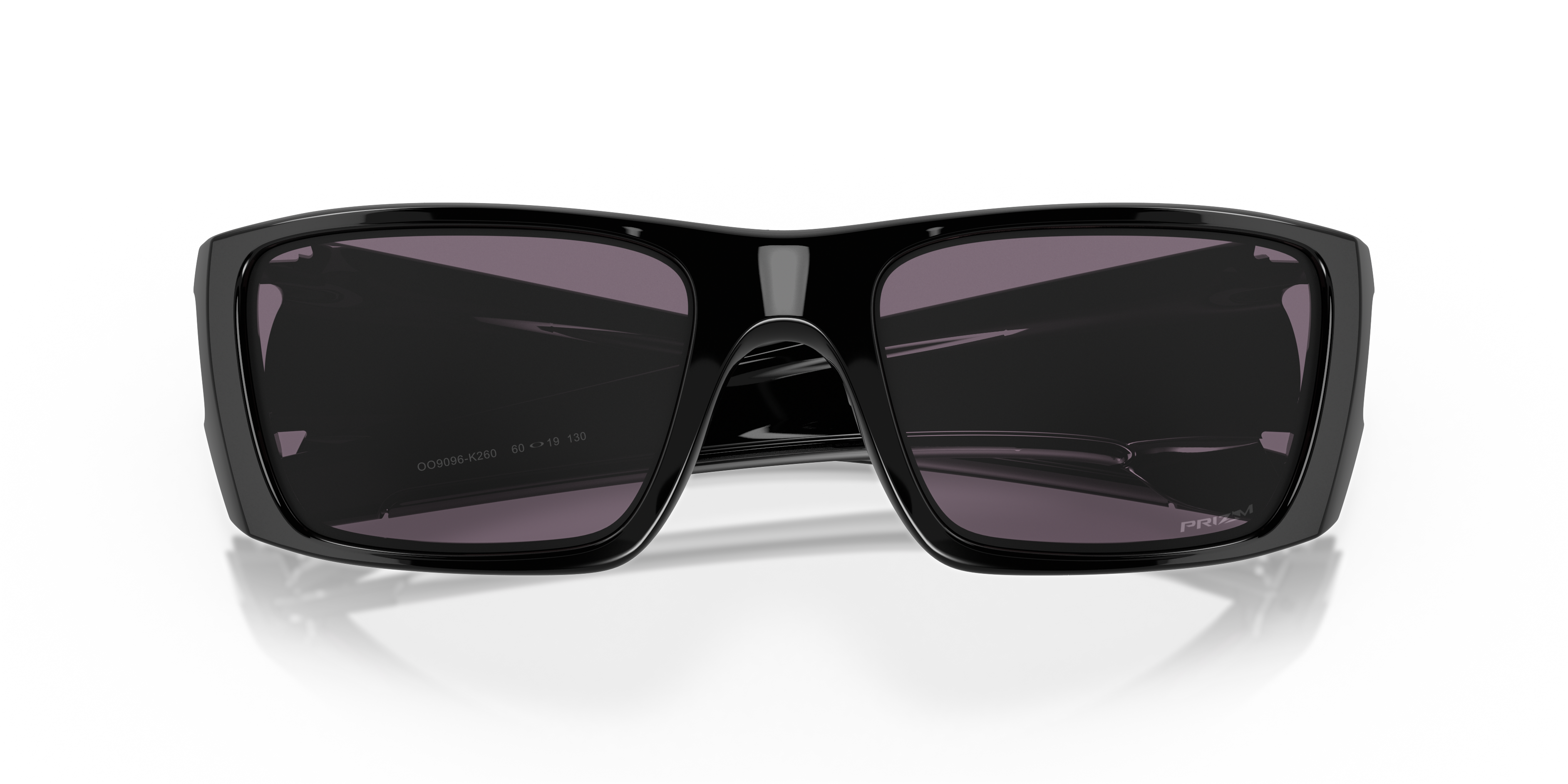 Oakley OO9096 Fuel Cell Men's Rectangle Prizm Sunglasses - Matte Black Frame