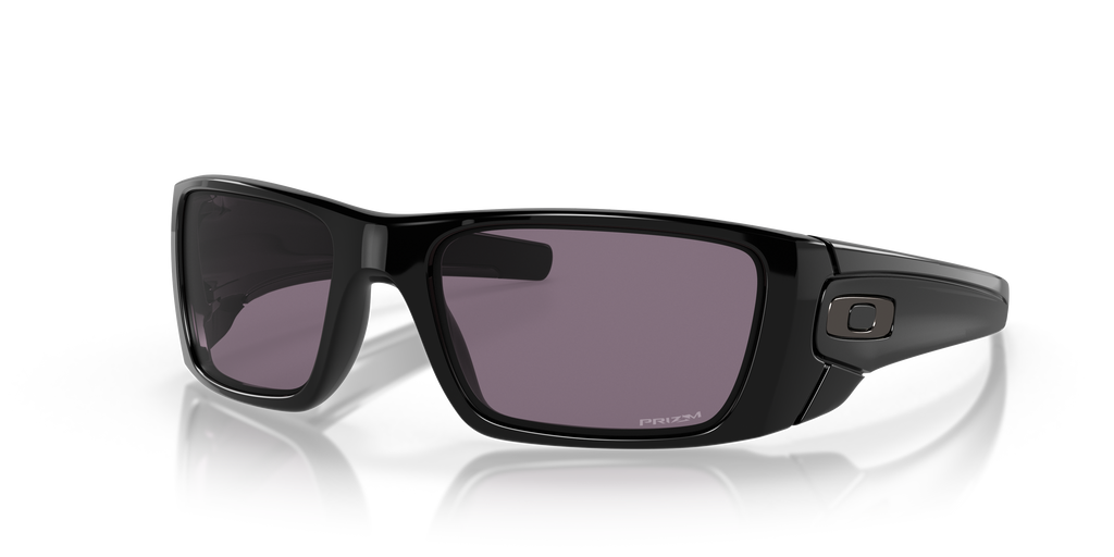 Oakley OO9096 Fuel Cell Men's Rectangle Prizm Sunglasses - Polished Black Frame