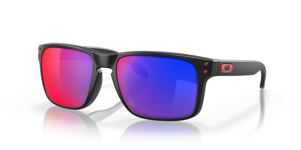 Oakley OO9102 Holbrook Men's Square Prizm Sunglasses - Matte Black Frame