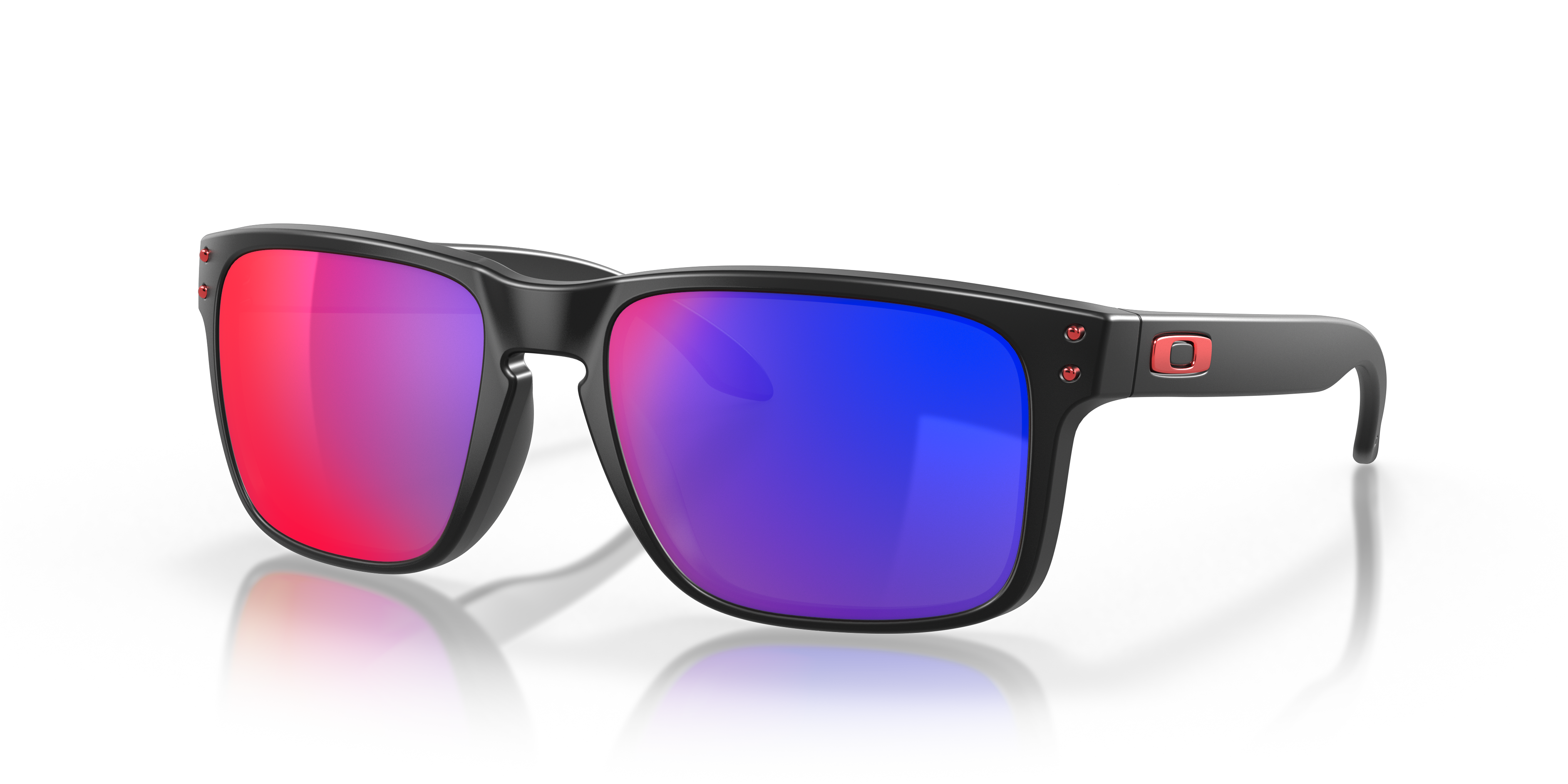 Oakley OO9102 Holbrook Men's Square Prizm Sunglasses - Matte Black Frame
