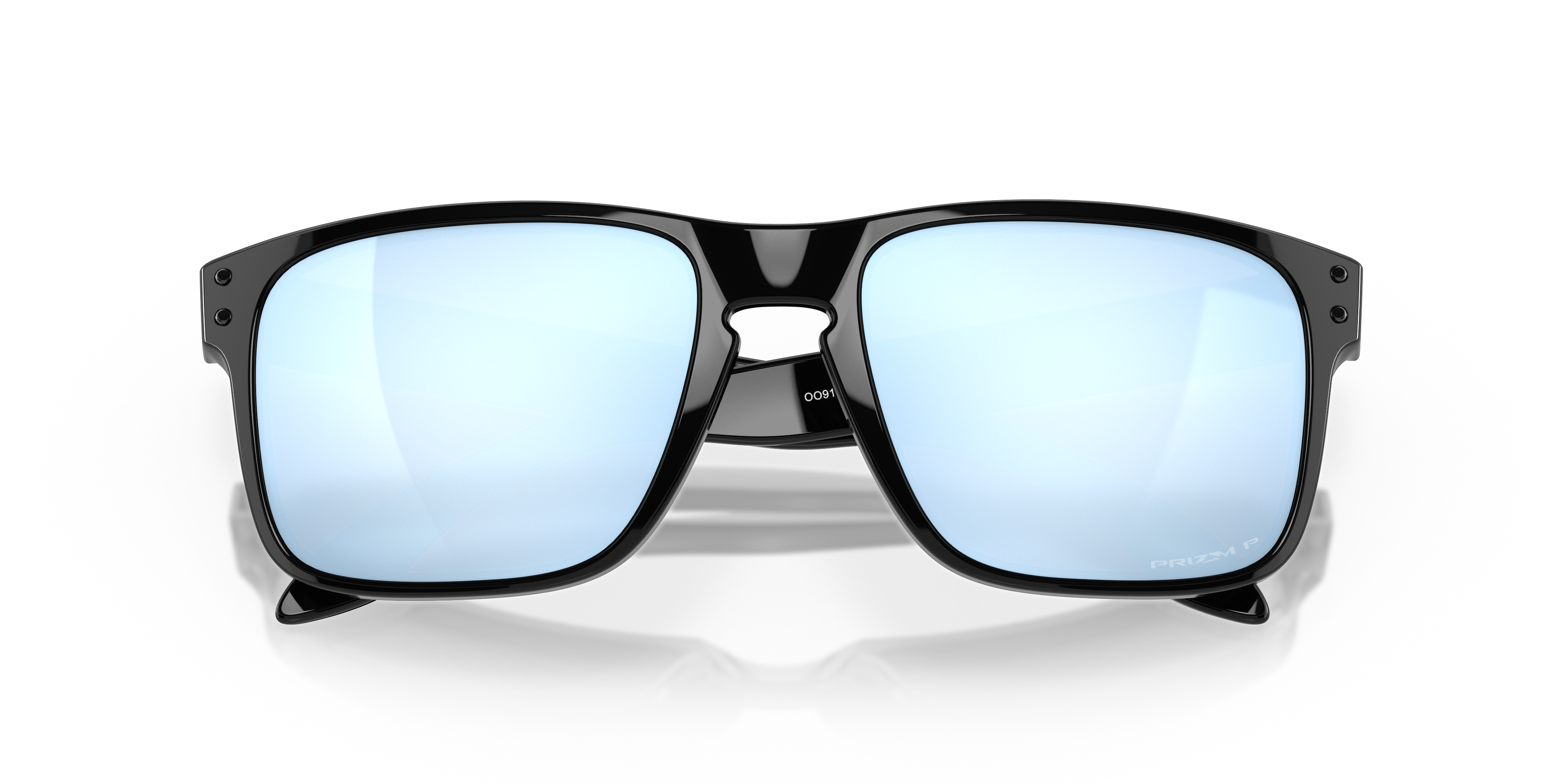 Oakley OO9102 Holbrook Men's Square Prizm Sunglasses - Matte Black Frame