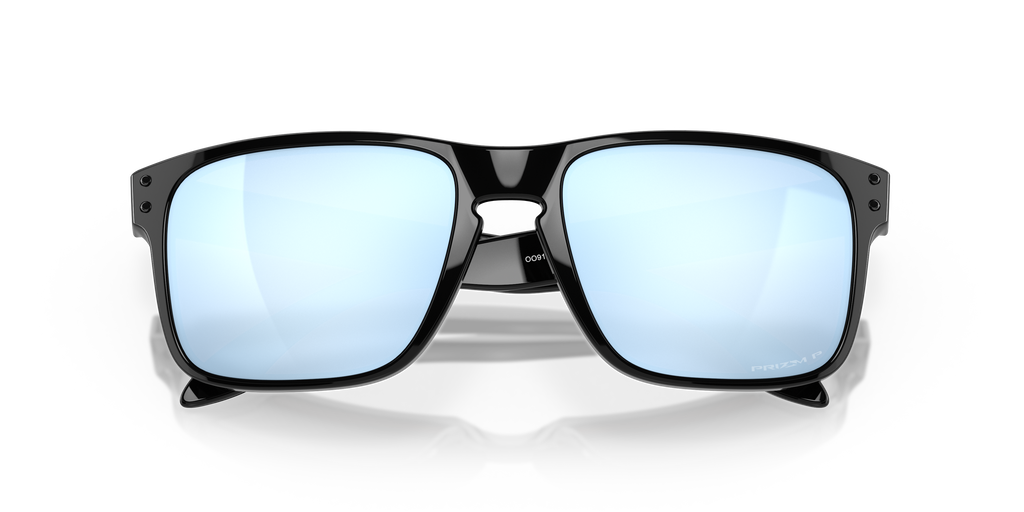 Oakley OO9102 Holbrook Men's Square Prizm Sunglasses - Polished Black Frame