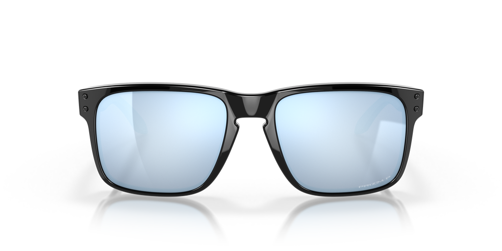 Oakley OO9102 Holbrook Men's Square Prizm Sunglasses - Polished Black Frame