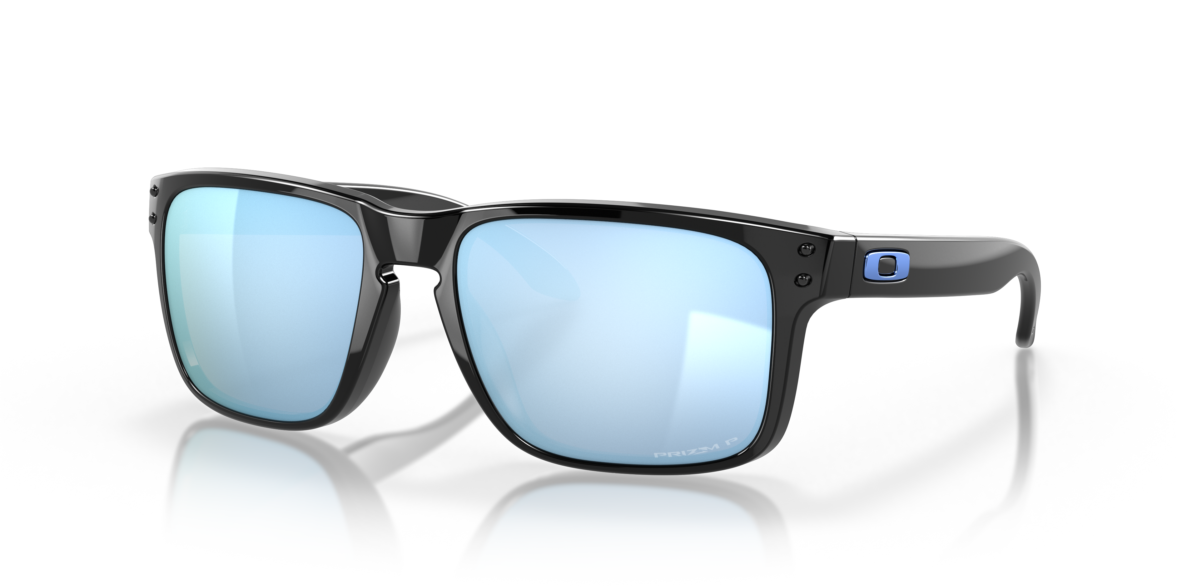 Oakley OO9102 Holbrook Men's Square Prizm Sunglasses - Matte Black Frame