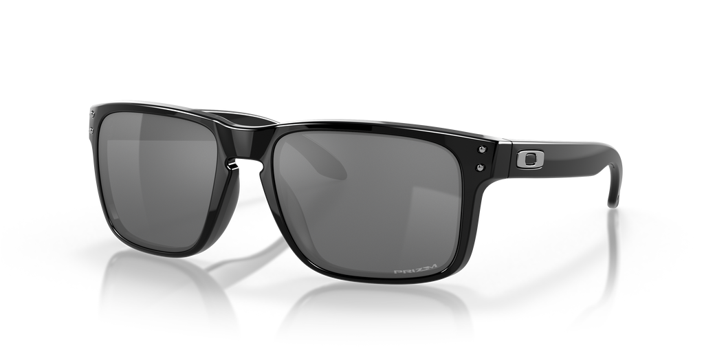 Oakley OO9102 Holbrook Men's Square Prizm Sunglasses - Polished Black Frame