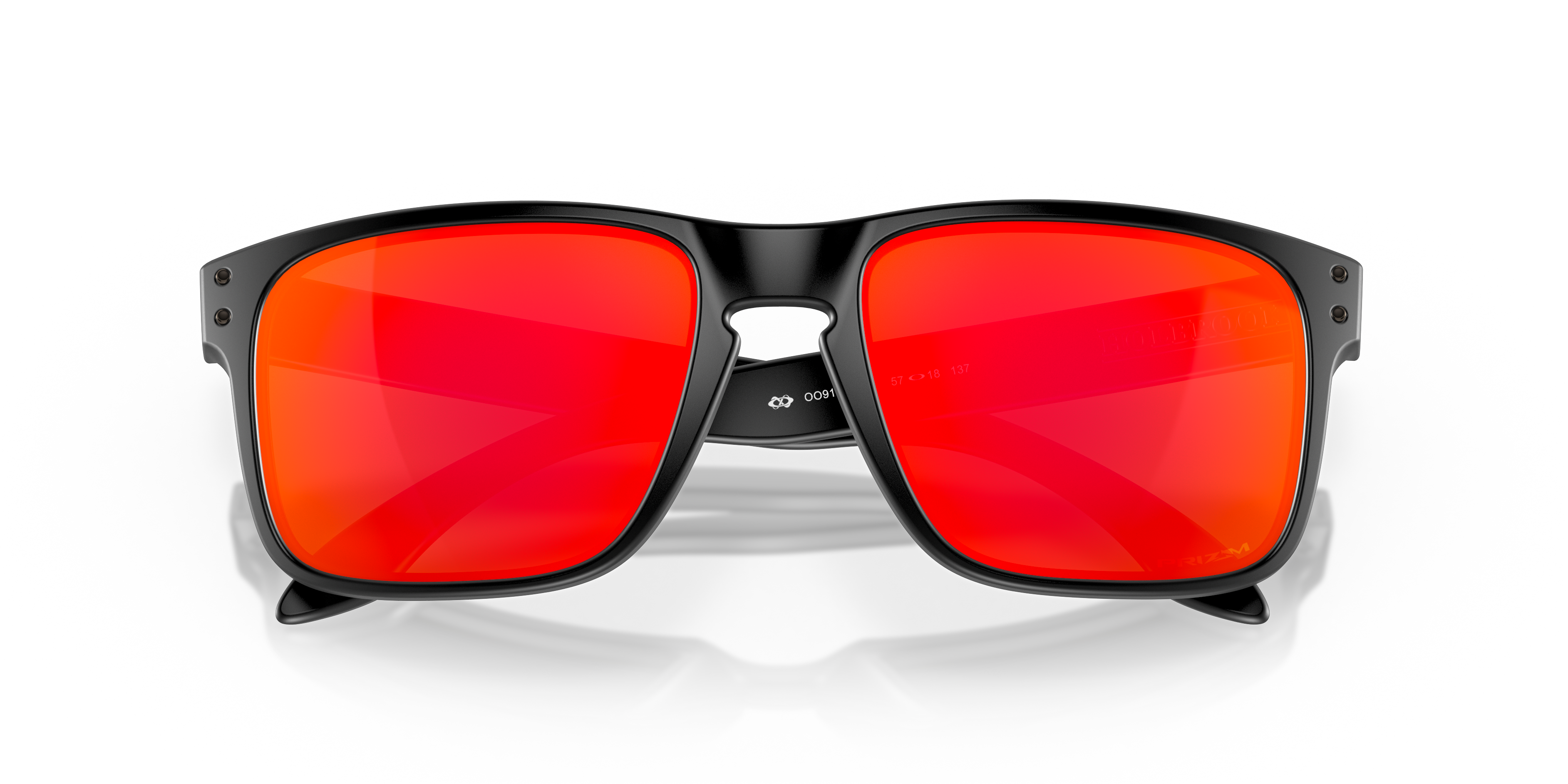 Oakley OO9102 Holbrook Men's Square Prizm Sunglasses - Matte Black Frame