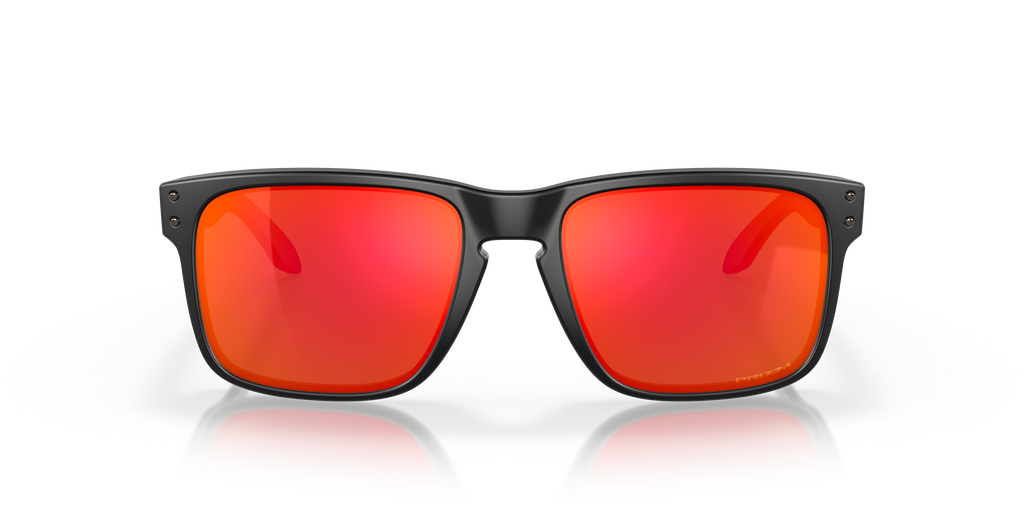 Oakley OO9102 Holbrook Men's Square Prizm Sunglasses - Matte Black Frame