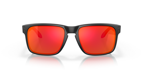 Oakley OO9102 Holbrook Men's Square Prizm Sunglasses - Matte Black Frame