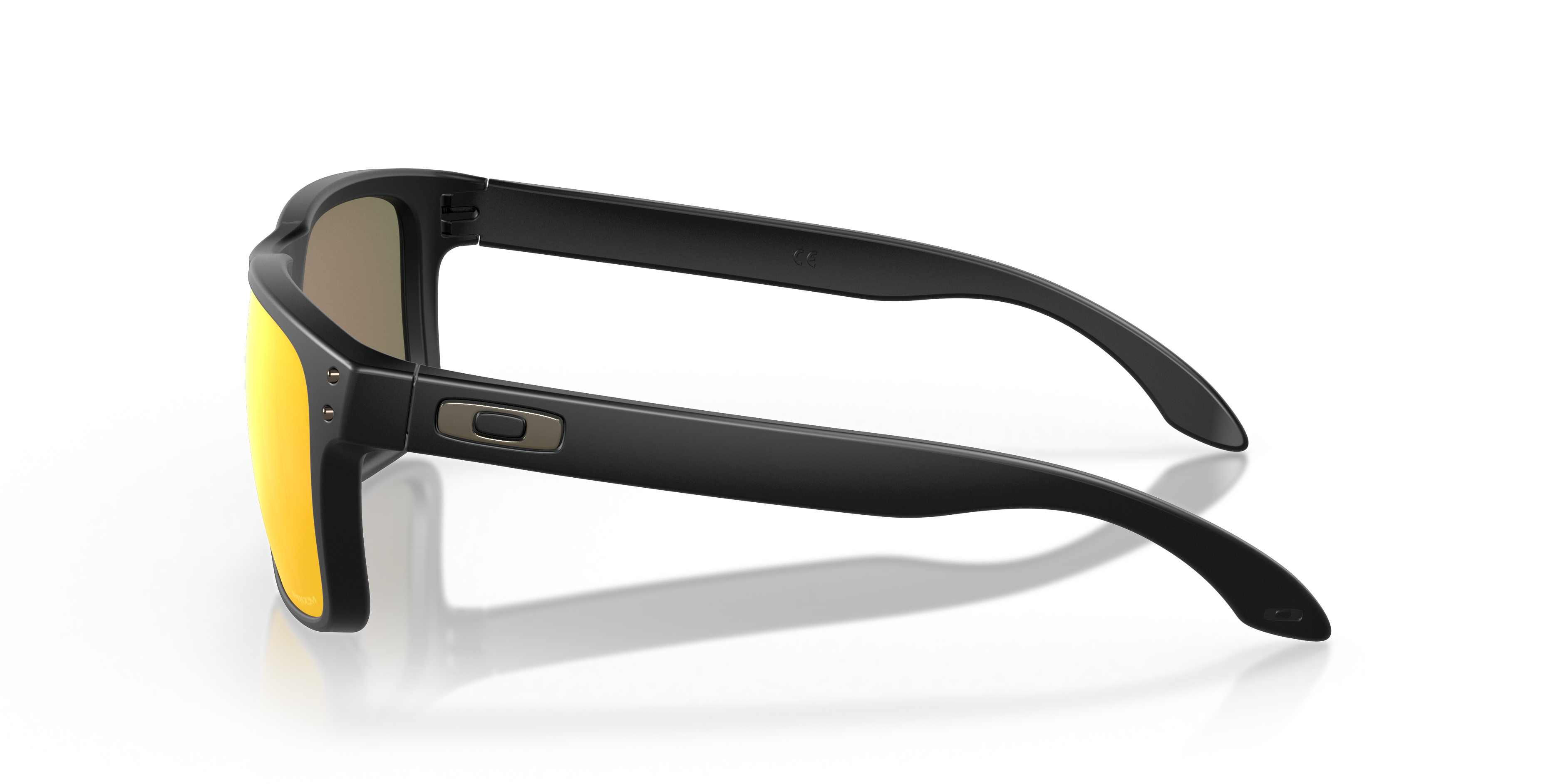 Oakley OO9102 Holbrook Men's Square Prizm Sunglasses - Polished Black Frame