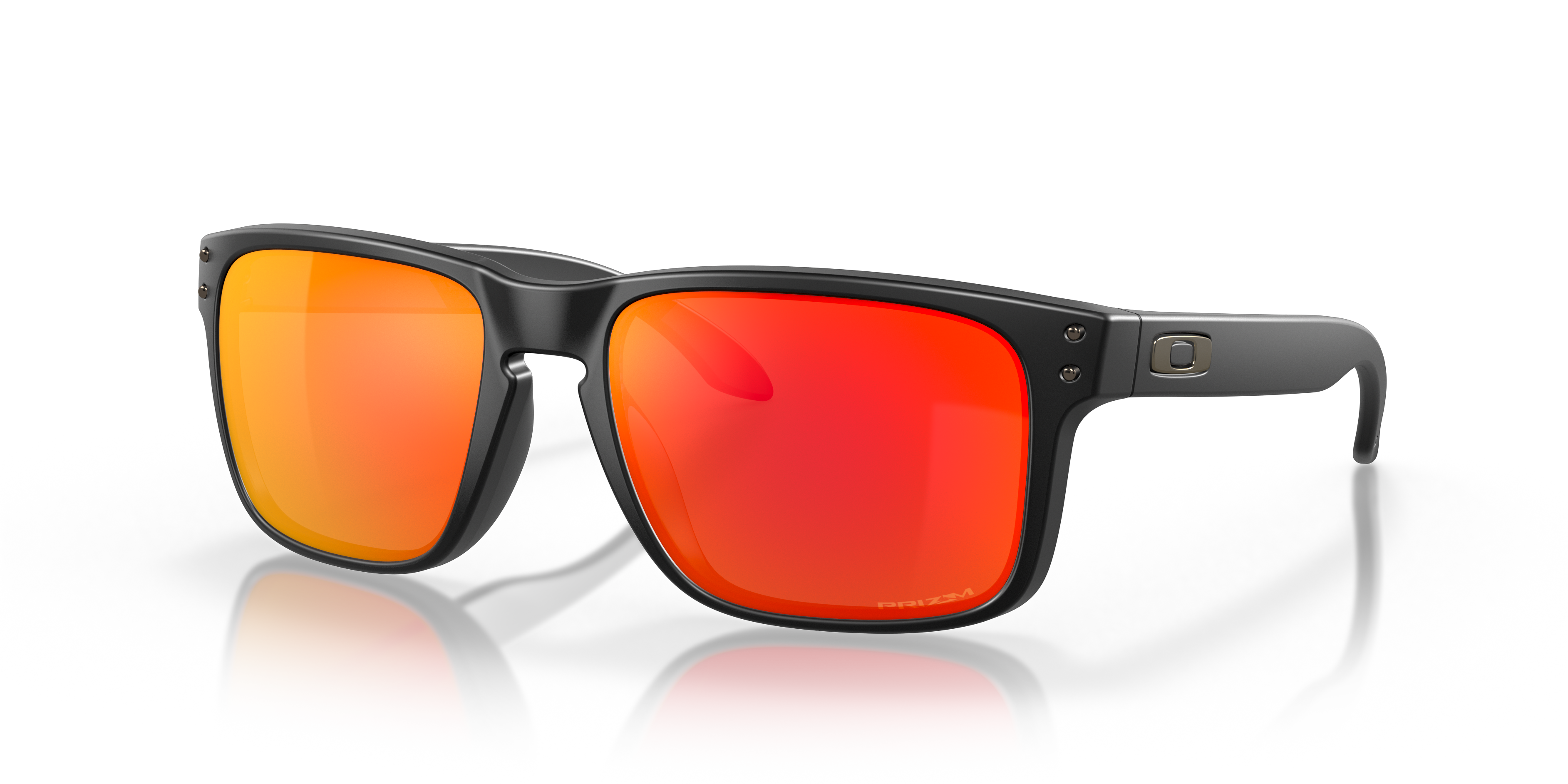 Oakley OO9102 Holbrook Men's Square Prizm Sunglasses - Matte Carbon Frame