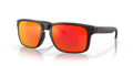 Oakley OO9102 Holbrook Men's Square Prizm Sunglasses - Matte Black Frame