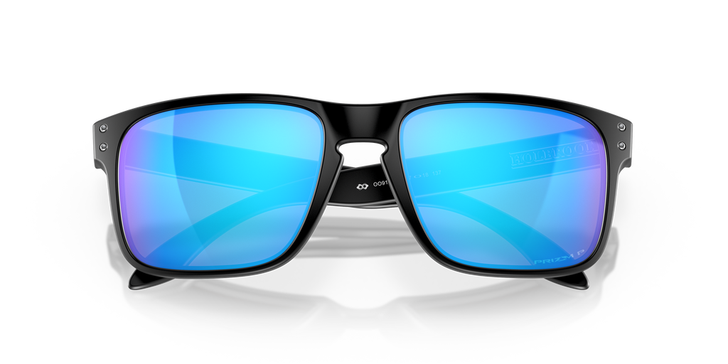 Oakley OO9102 Holbrook Men's Square Prizm Sunglasses - Matte Black Frame