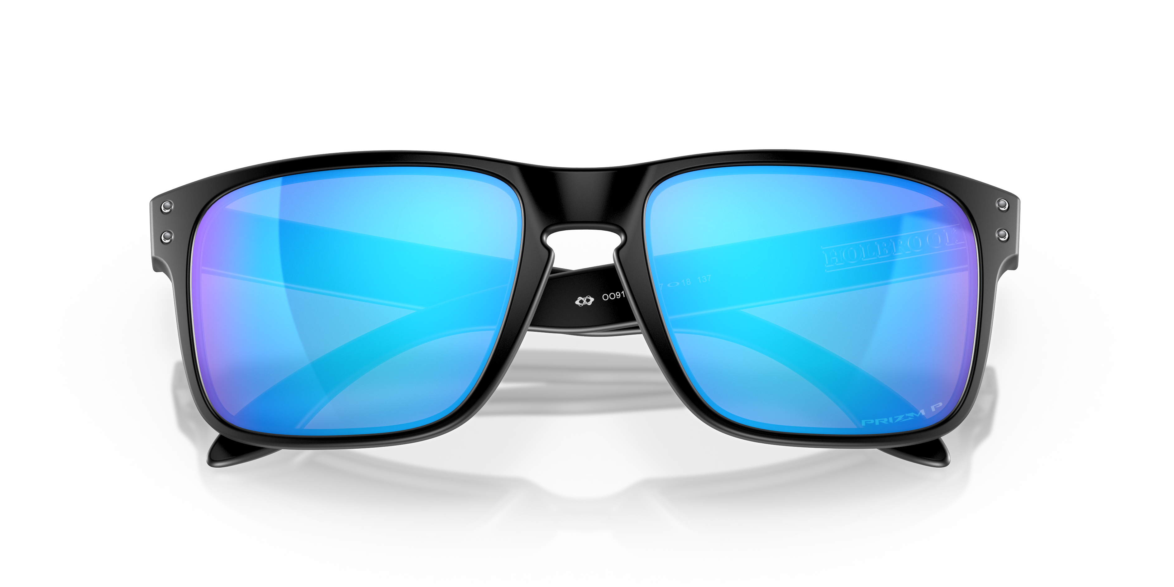 Oakley OO9102 Holbrook Men's Square Prizm Sunglasses - Matte Black Frame