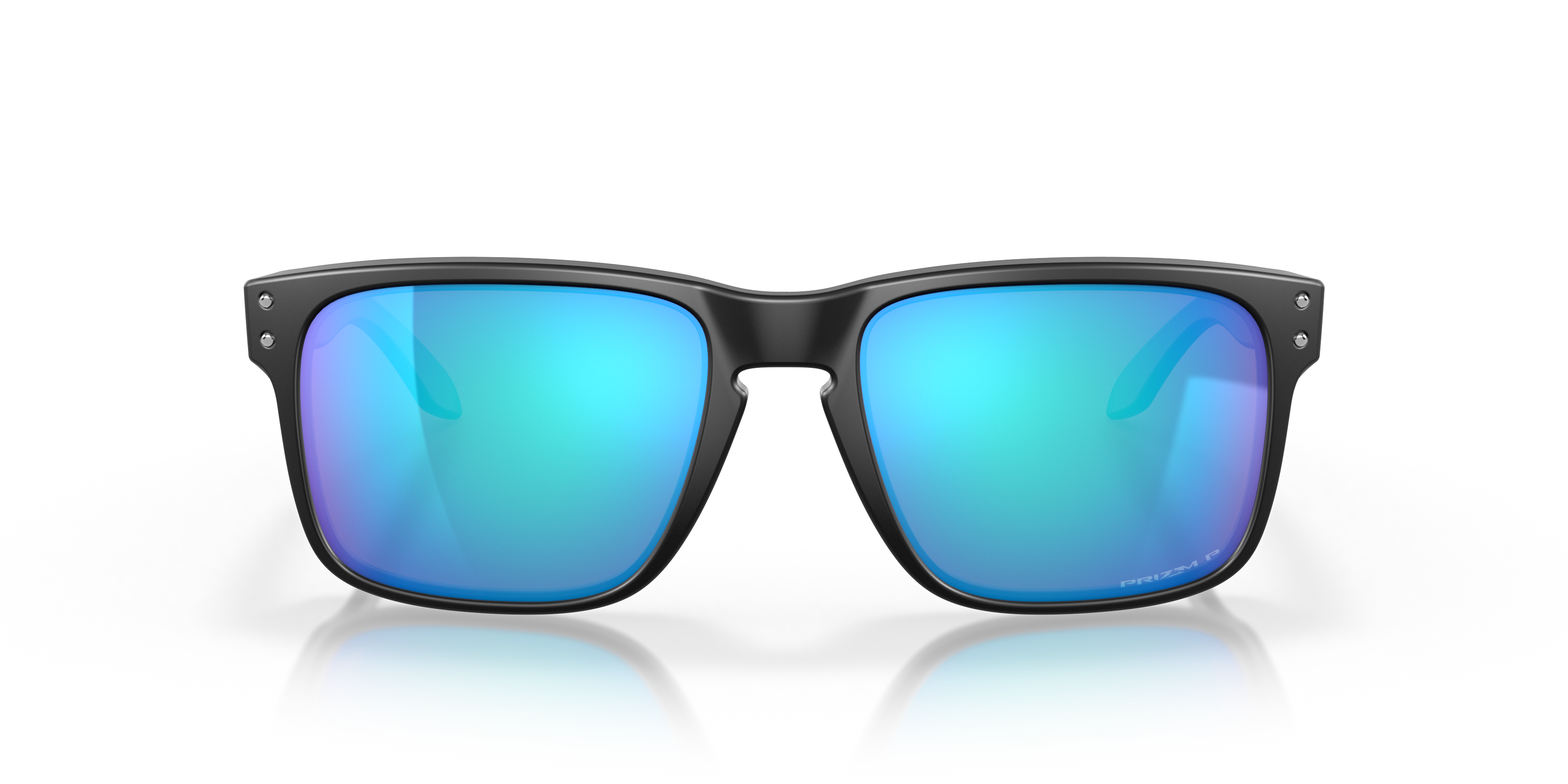 Oakley OO9102 Holbrook Men's Square Prizm Sunglasses - Polished Black Frame