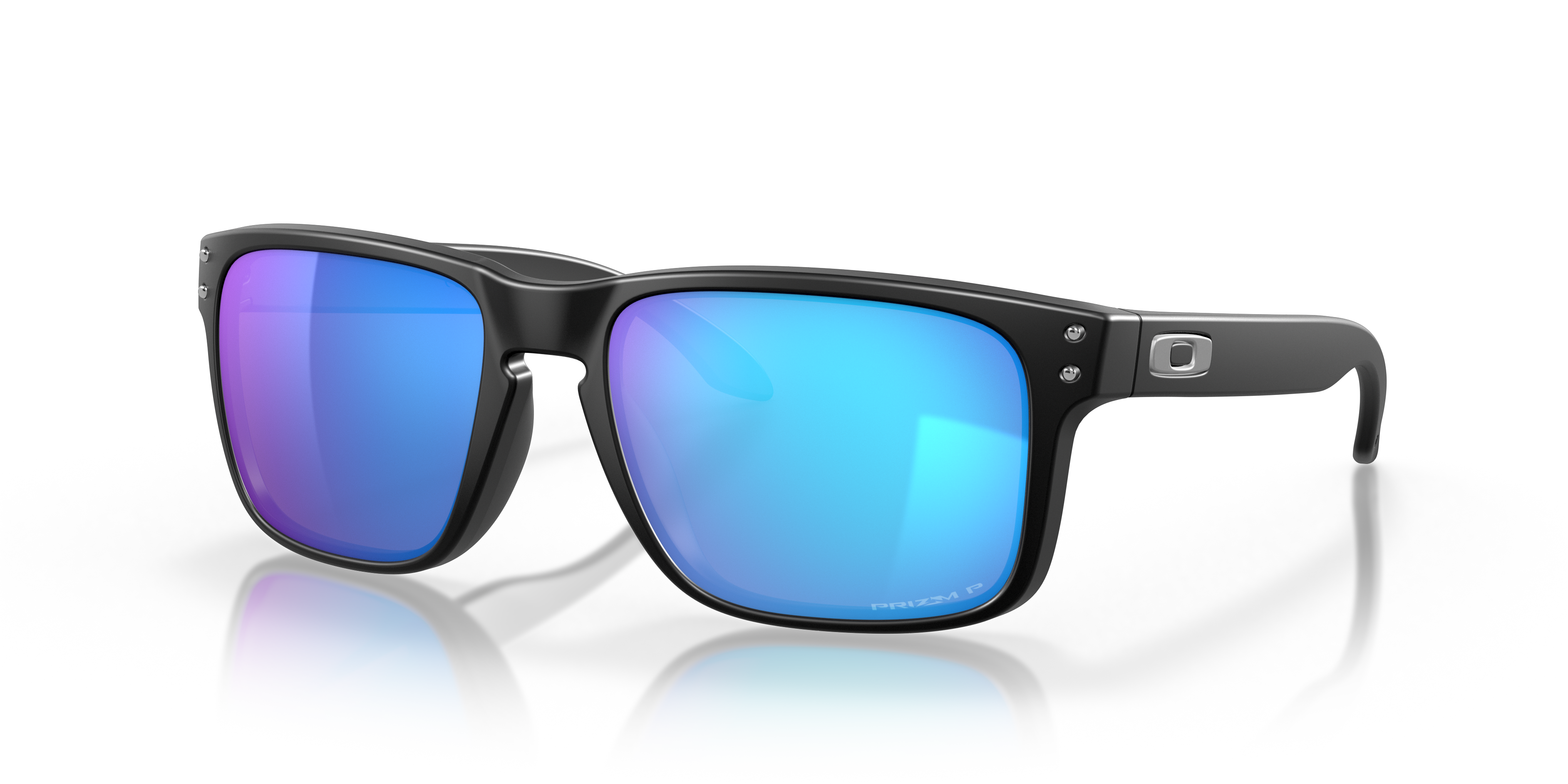 Oakley OO9102 Holbrook Men's Square Prizm Sunglasses - Matte Black Frame