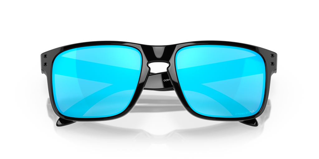 Oakley OO9102 Holbrook Men's Square Prizm Sunglasses - Polished Black Frame