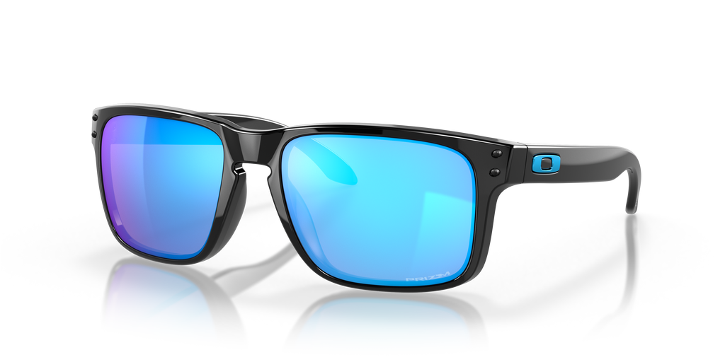 Oakley OO9102 Holbrook Men's Square Prizm Sunglasses - Polished Black Frame