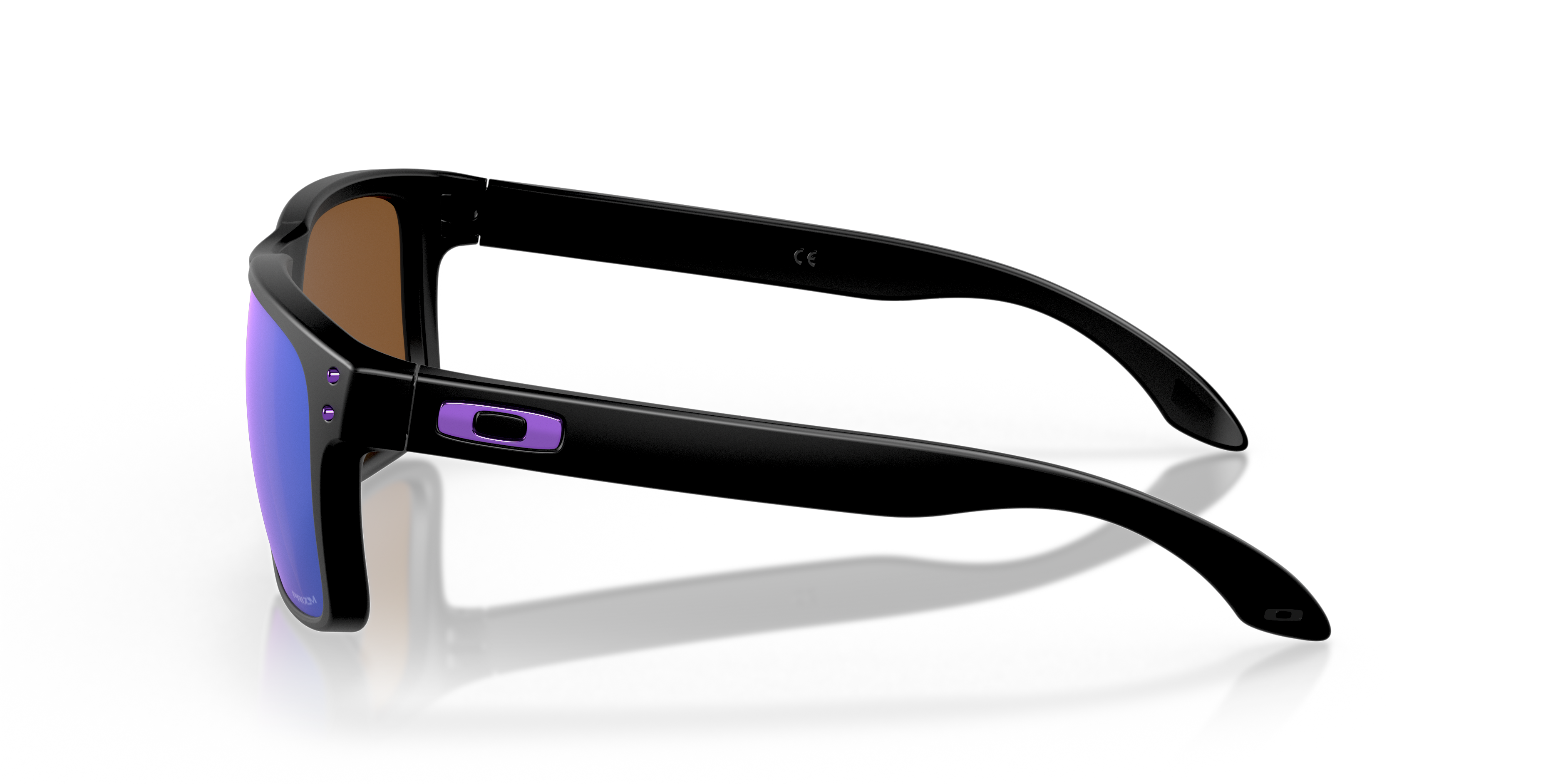 Oakley OO9102 Holbrook Men's Square Prizm Sunglasses - Polished Black Frame
