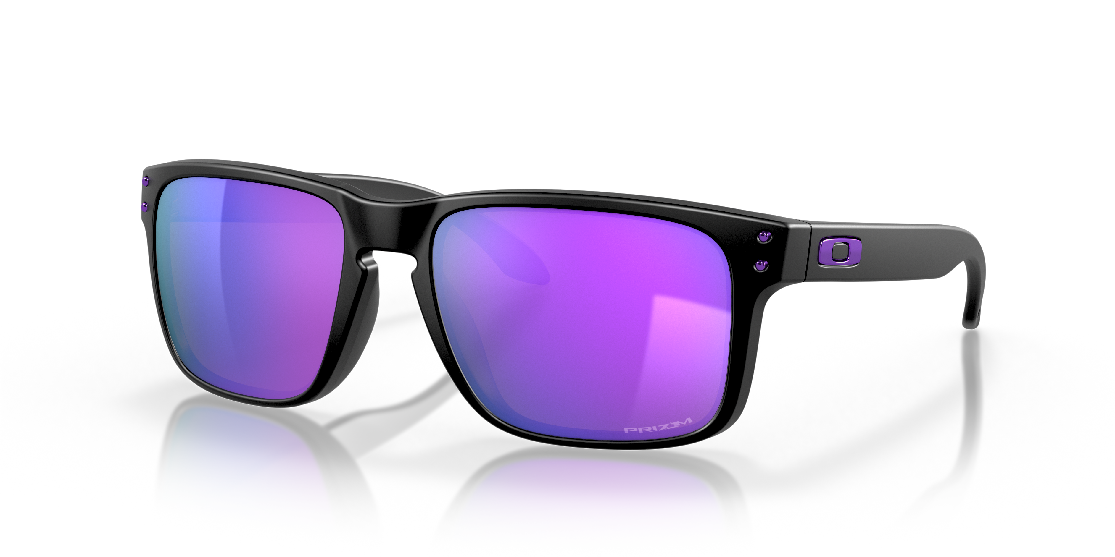 Oakley OO9102 Holbrook Men's Square Prizm Sunglasses - Matte Black Frame