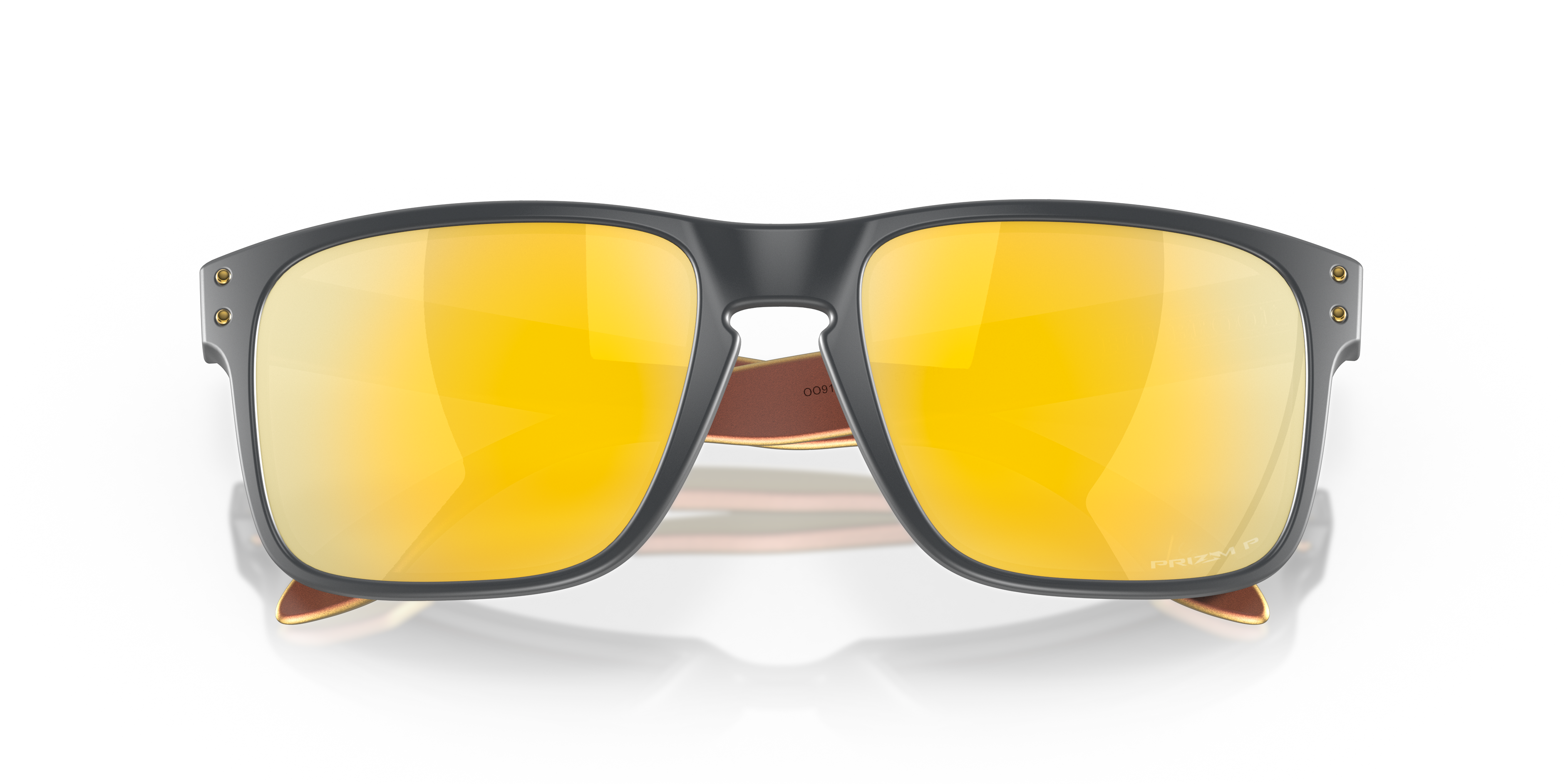 Oakley OO9102 Holbrook Men's Square Prizm Sunglasses - Matte Black Frame