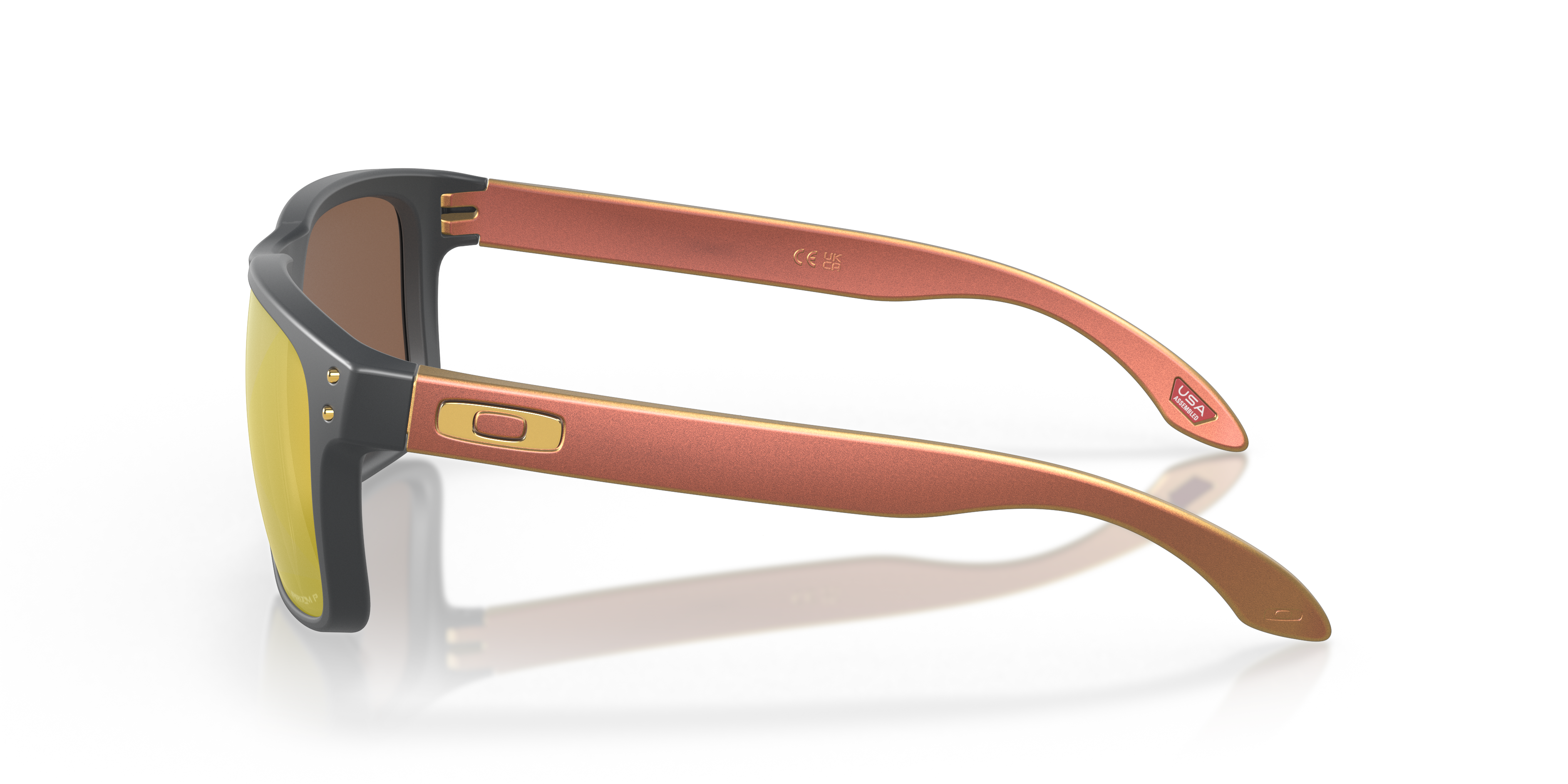 Oakley OO9102 Holbrook Men's Square Prizm Sunglasses - Matte Black Frame