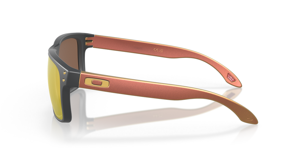 Oakley OO9102 Holbrook Men's Square Prizm Sunglasses - Polished Black Frame
