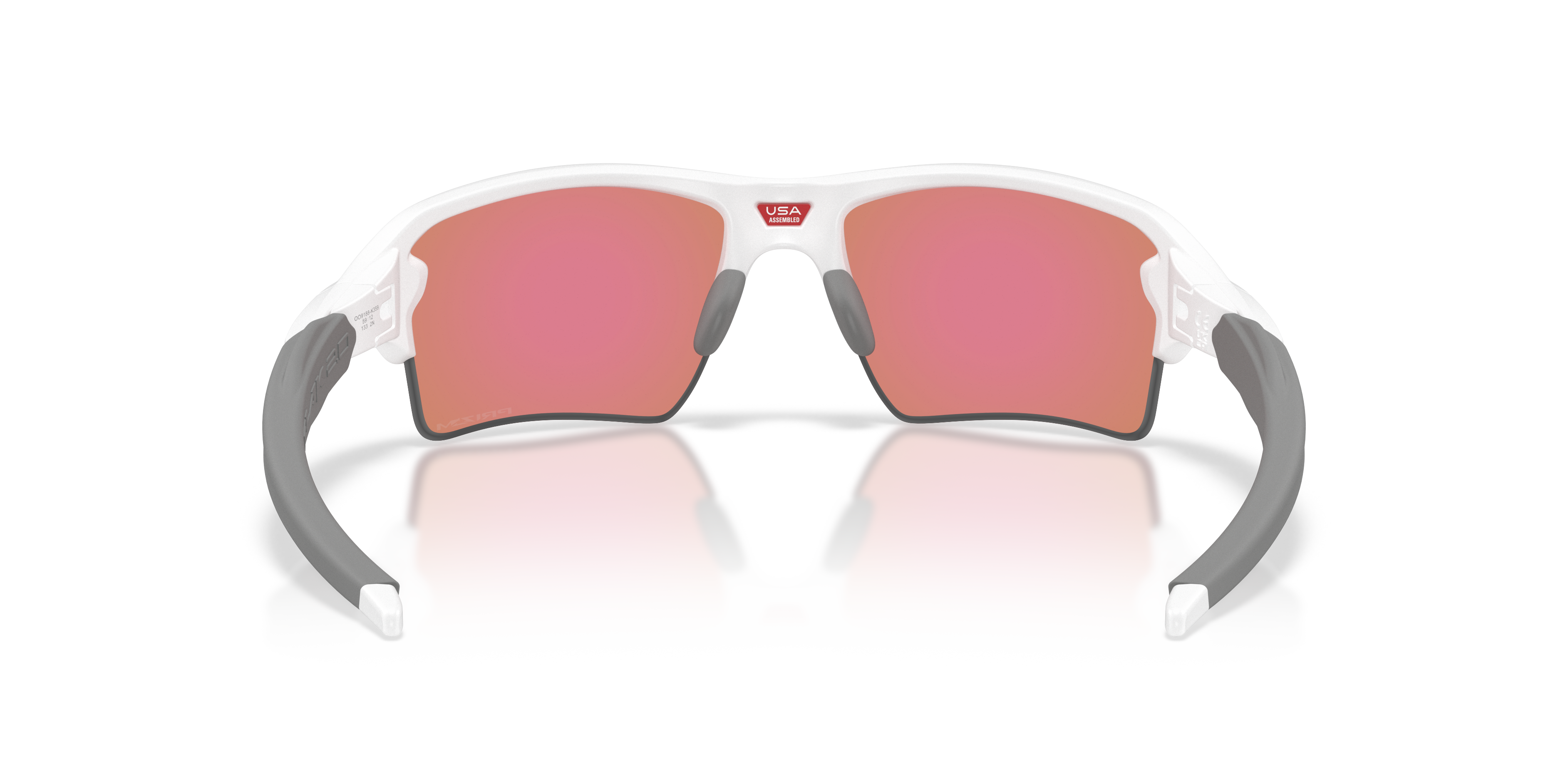 Oakley OO9188 Flak 2.0 XL On The Green Collection Men's Prizm Sport Sunglasses - Matte White