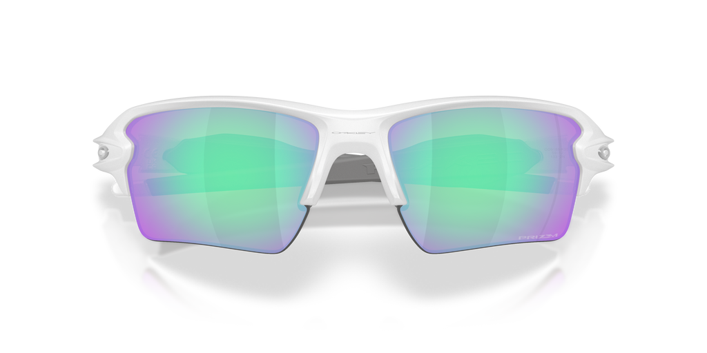 Oakley OO9188 Flak 2.0 XL On The Green Collection Men's Prizm Sport Sunglasses - Matte White