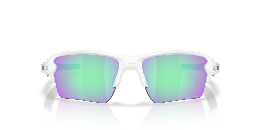 Oakley OO9188 Flak 2.0 XL On The Green Collection Men's Prizm Sport Sunglasses - Matte White