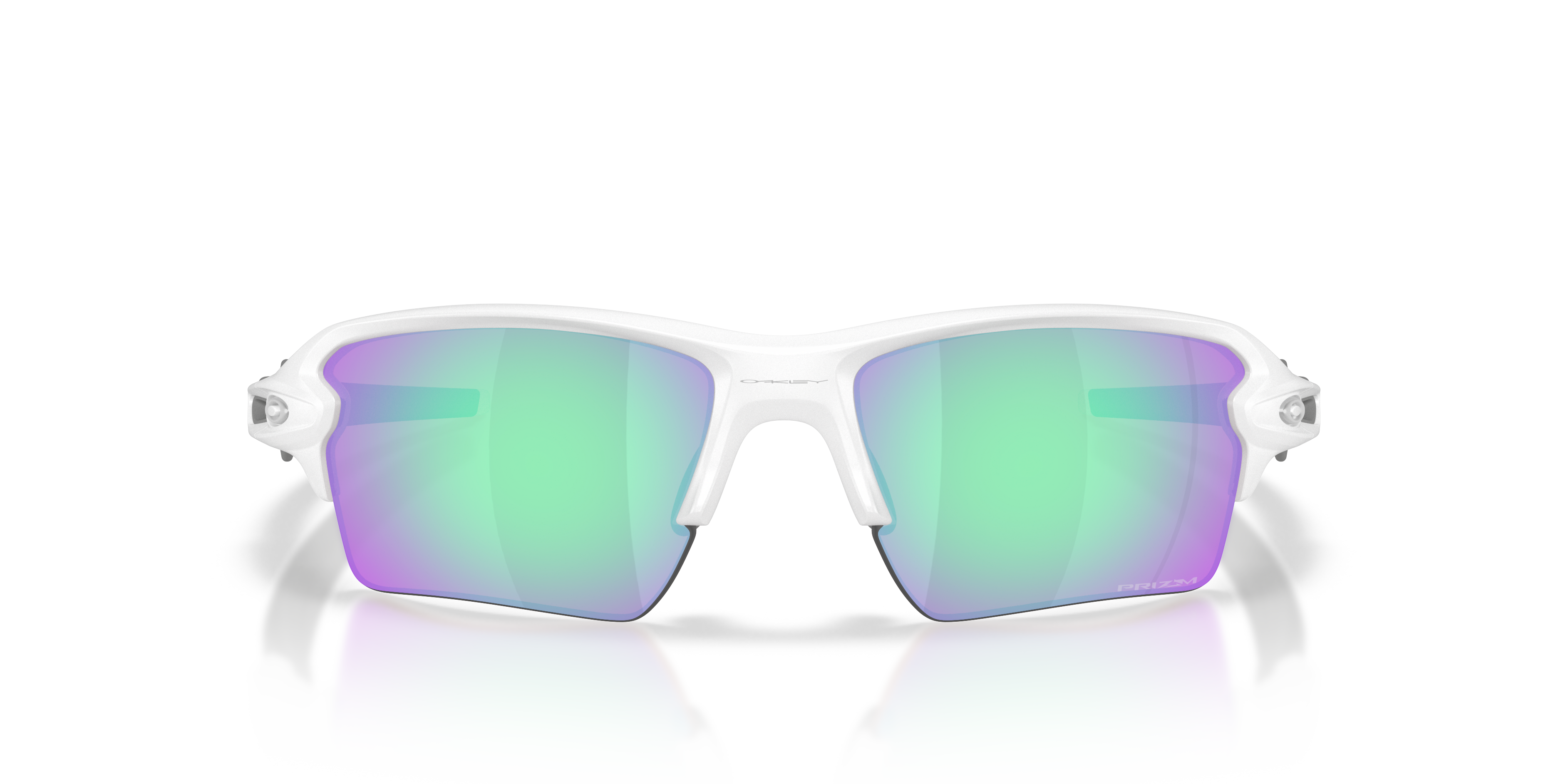 Oakley OO9188 Flak 2.0 XL On The Green Collection Men's Prizm Sport Sunglasses - Matte White