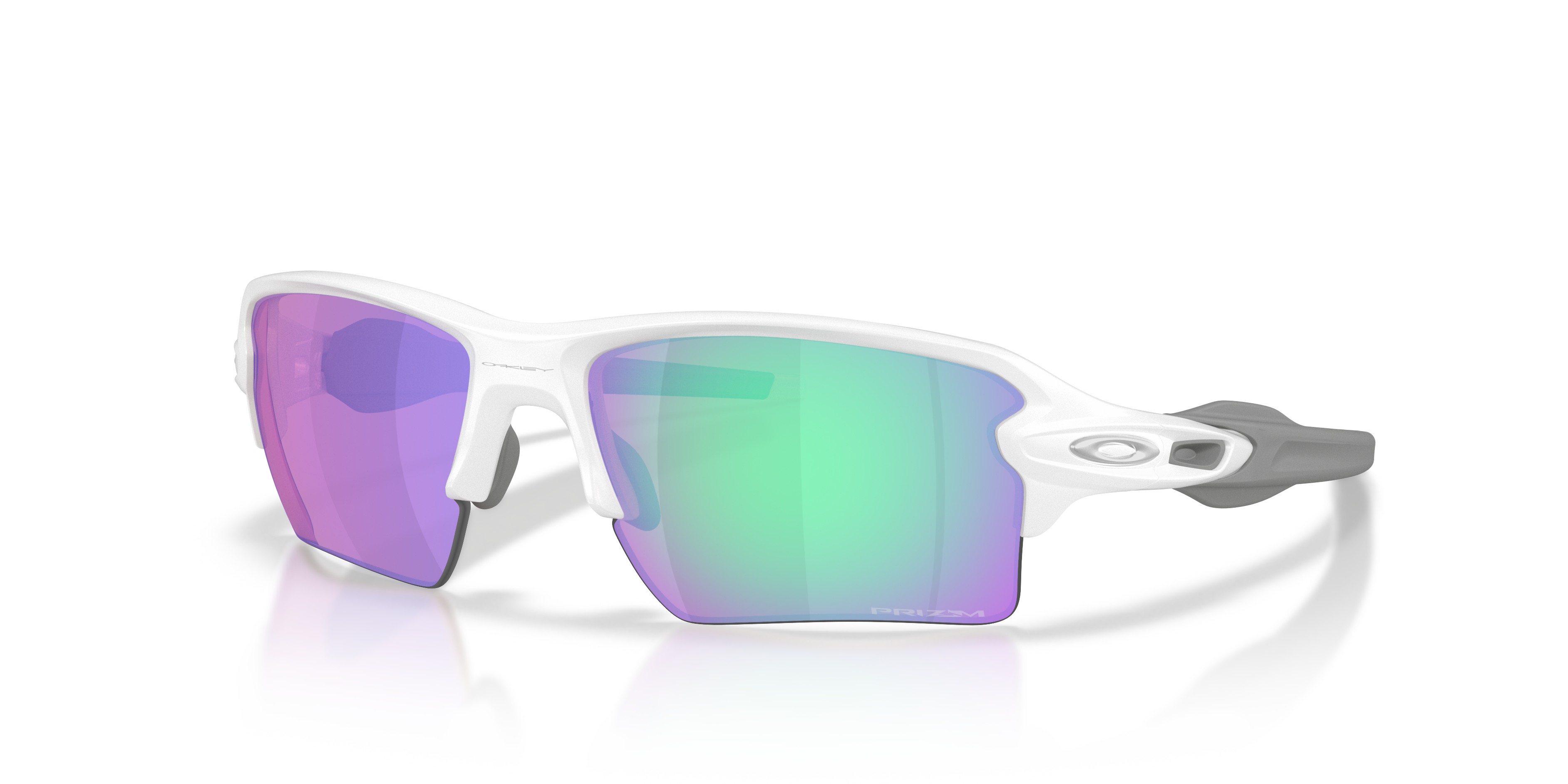 Oakley OO9188 Flak 2.0 XL On The Green Collection Men's Prizm Sport Sunglasses - Matte White