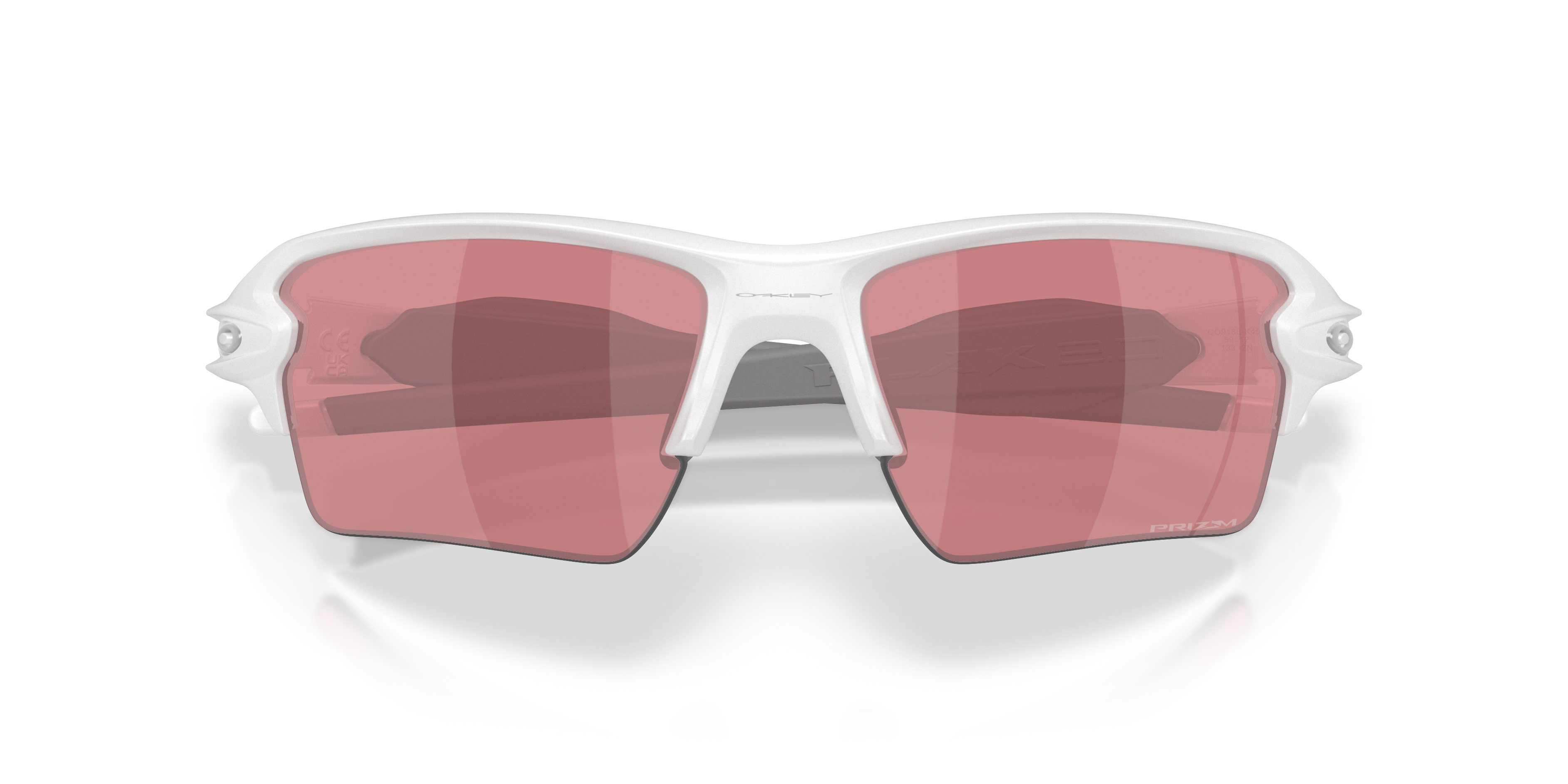 Oakley OO9188 Flak 2.0 XL On The Green Collection Men's Prizm Sport Sunglasses - Matte White