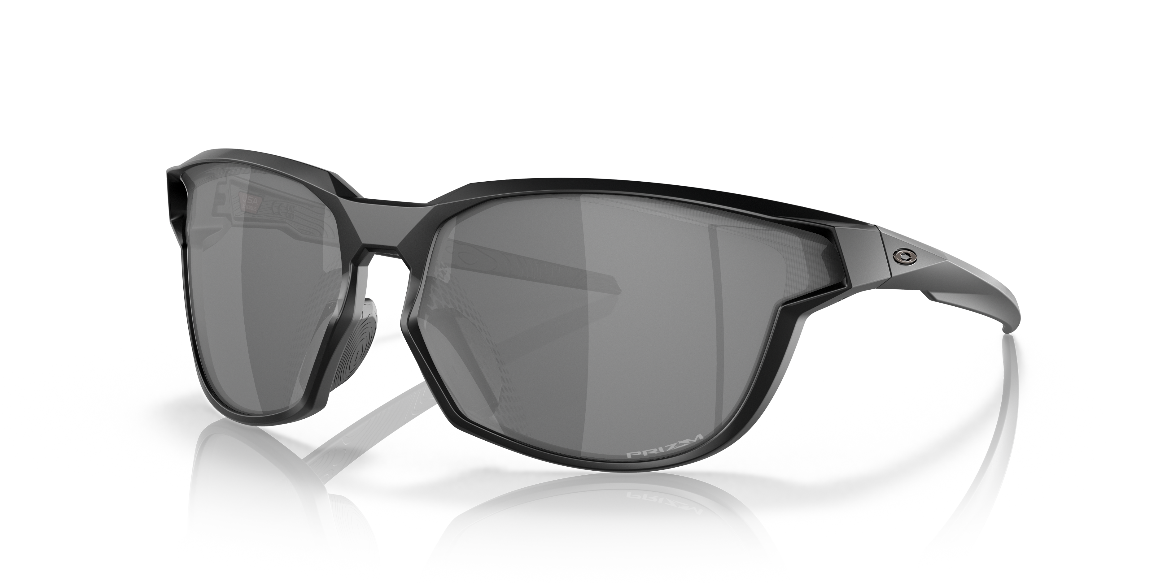 Oakley OO9227 Kaast Men's Oval Prizm Sunglasses - Matte Grey Smoke Frame