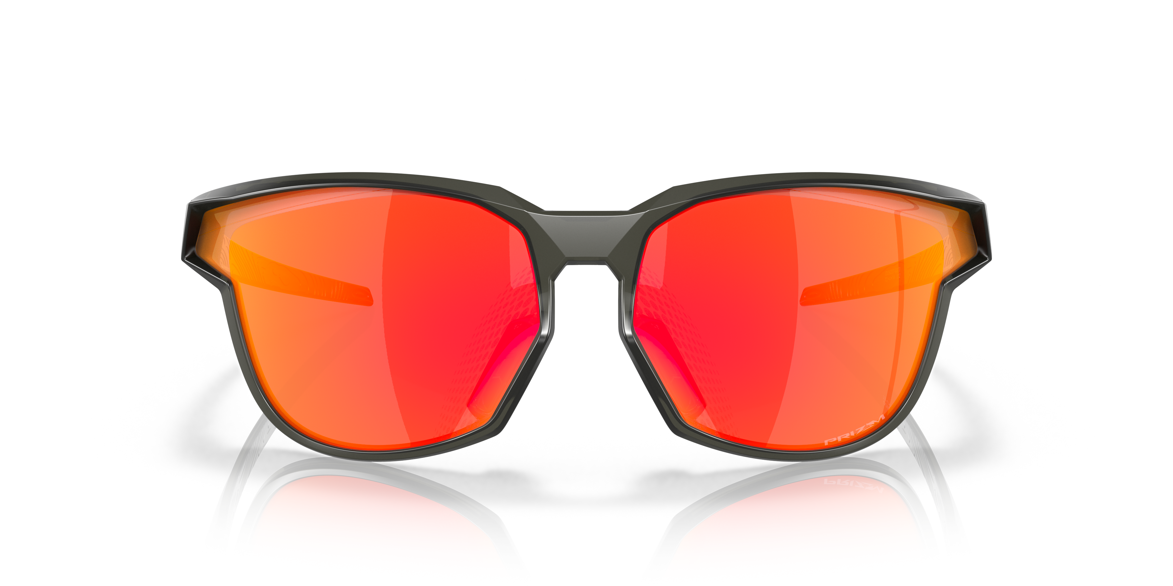 Oakley OO9227 Kaast Men's Oval Prizm Sunglasses - Matte Grey Smoke Frame
