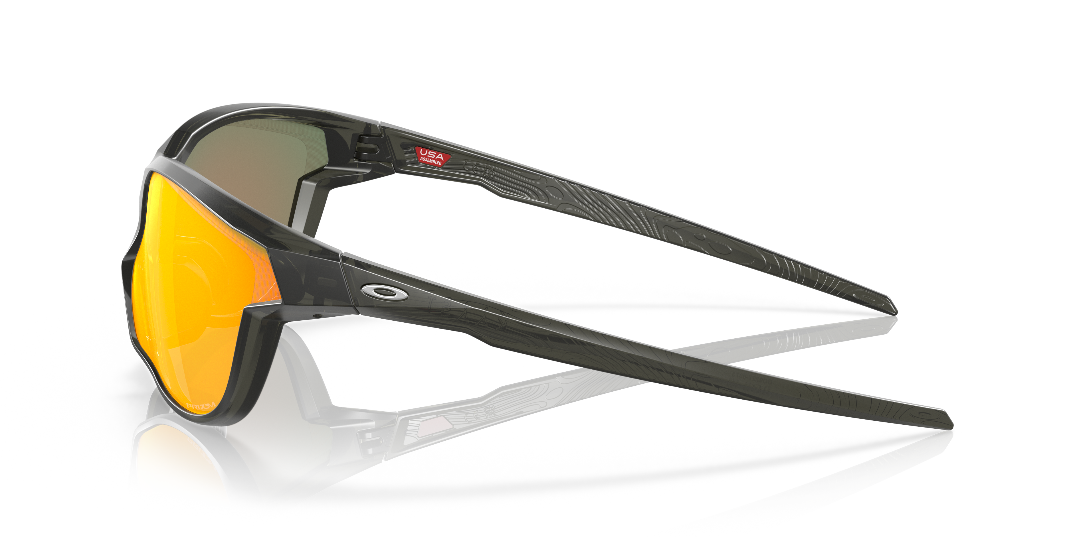 Oakley OO9227 Kaast Men's Oval Prizm Sunglasses - Matte Black Frame