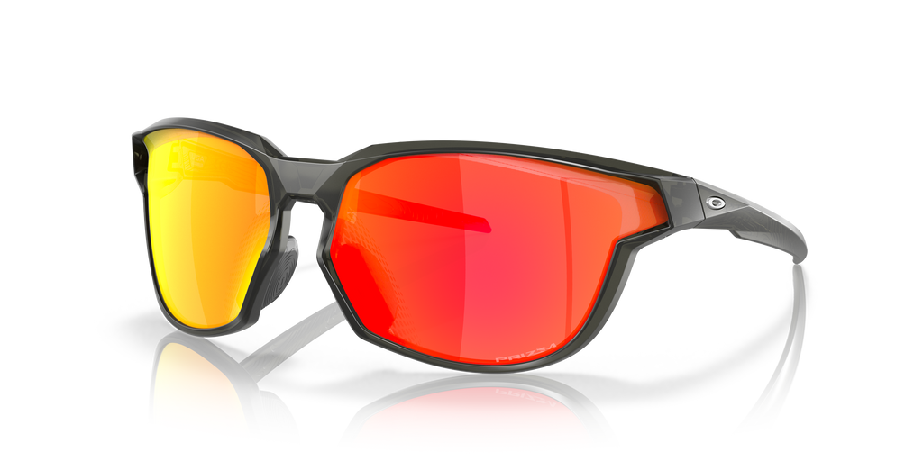 Oakley OO9227 Kaast Men's Oval Prizm Sunglasses - Matte Grey Smoke Frame