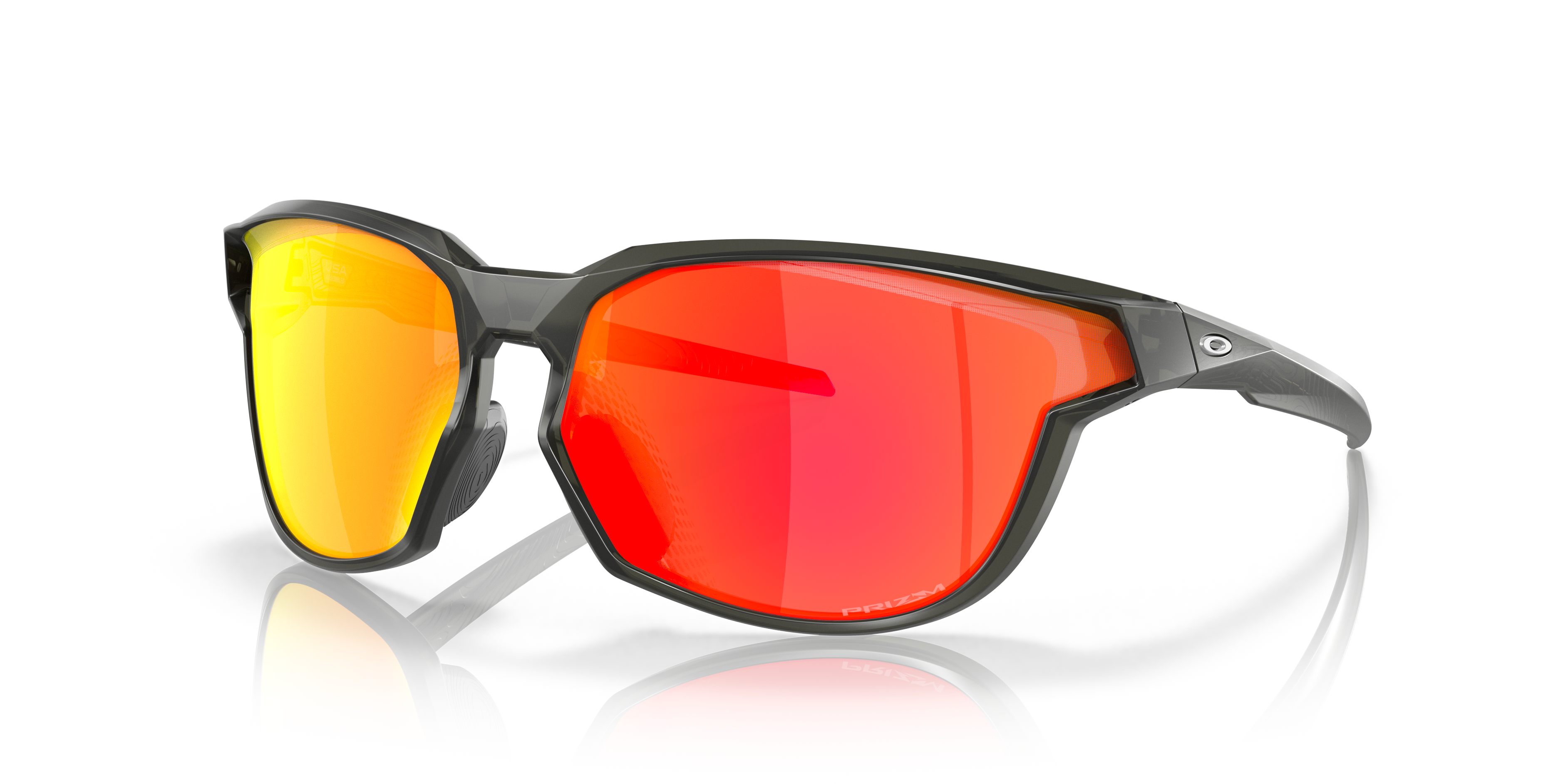 Oakley OO9227 Kaast Men's Oval Prizm Sunglasses - Matte Black Frame