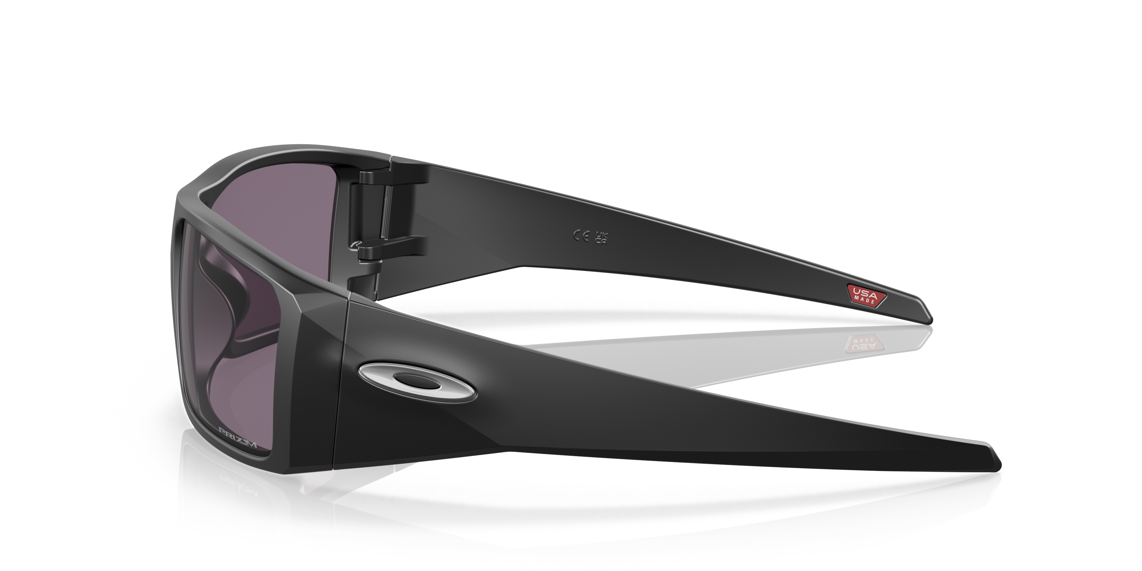 Oakley OO9231 Heliostat Men's Rectangle Prizm Sunglasses - Matte Black Camo Frame