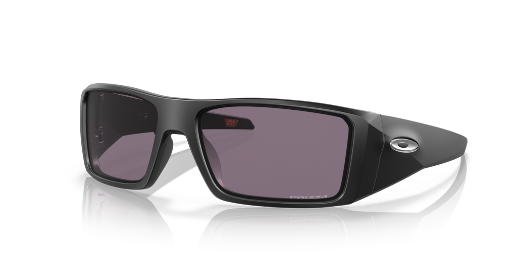 Oakley OO9231 Heliostat Men's Rectangle Prizm Sunglasses - Matte Black Frame