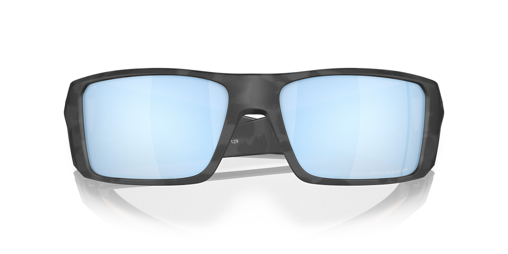 Oakley OO9231 Heliostat Men's Rectangle Prizm Sunglasses - Matte Black Camo Frame