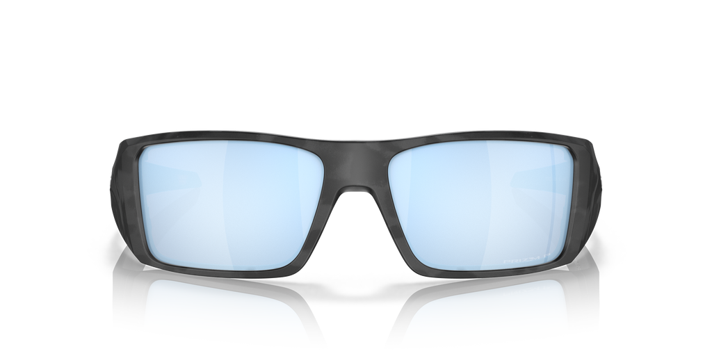 Oakley OO9231 Heliostat Men's Rectangle Prizm Sunglasses - Matte Black Camo Frame
