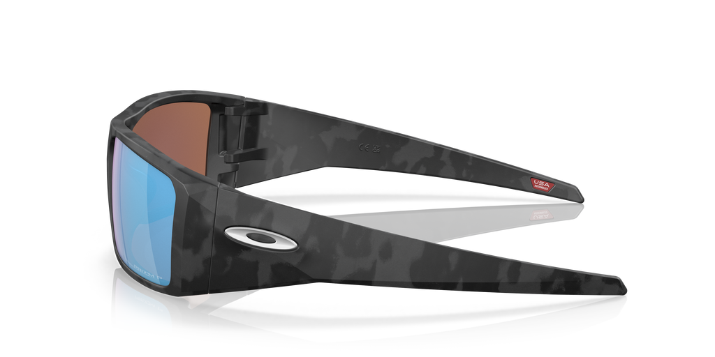 Oakley OO9231 Heliostat Men's Rectangle Prizm Sunglasses - Matte Black Camo Frame