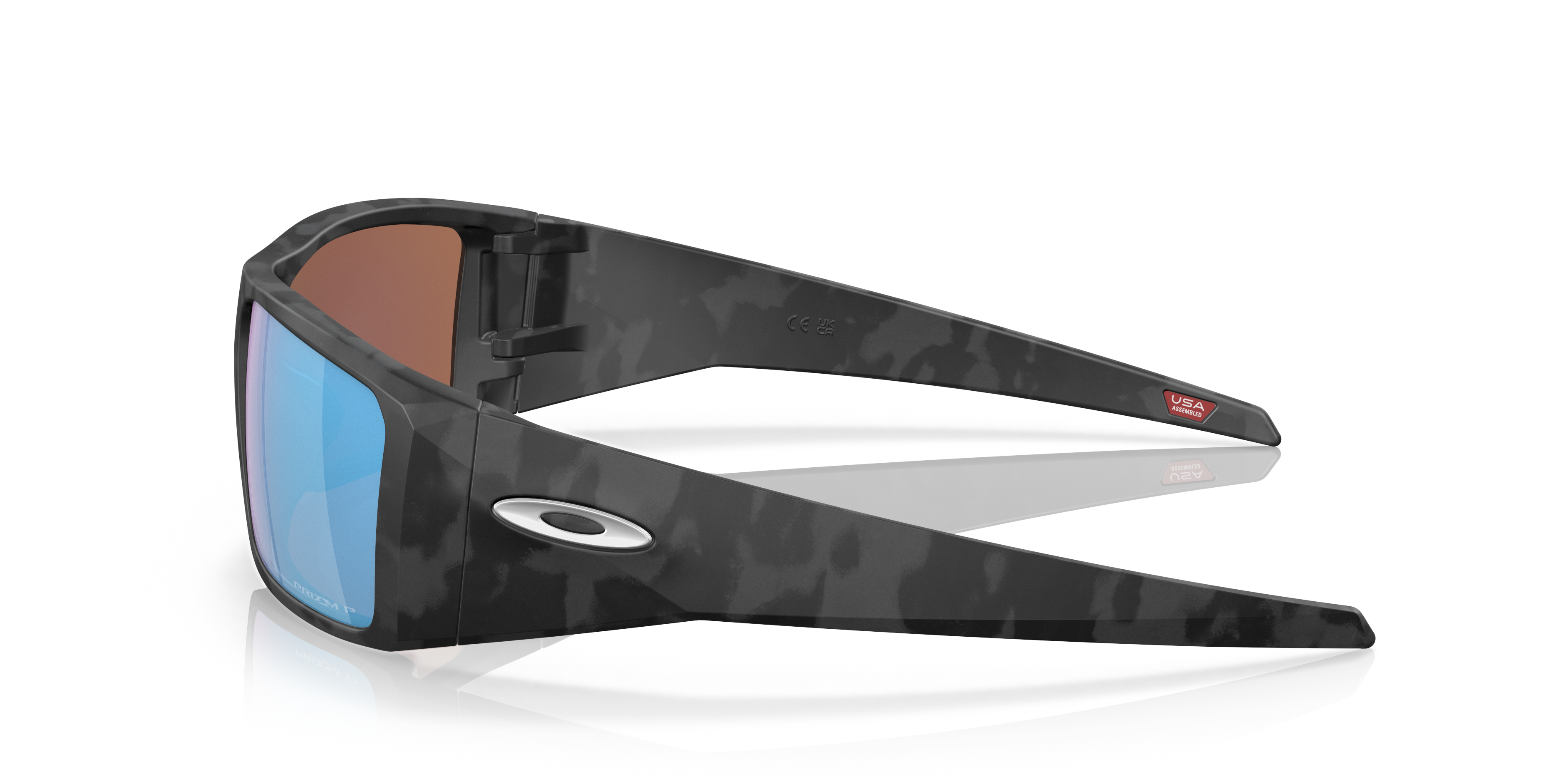 Oakley OO9231 Heliostat Men's Rectangle Prizm Sunglasses - Matte Black Frame
