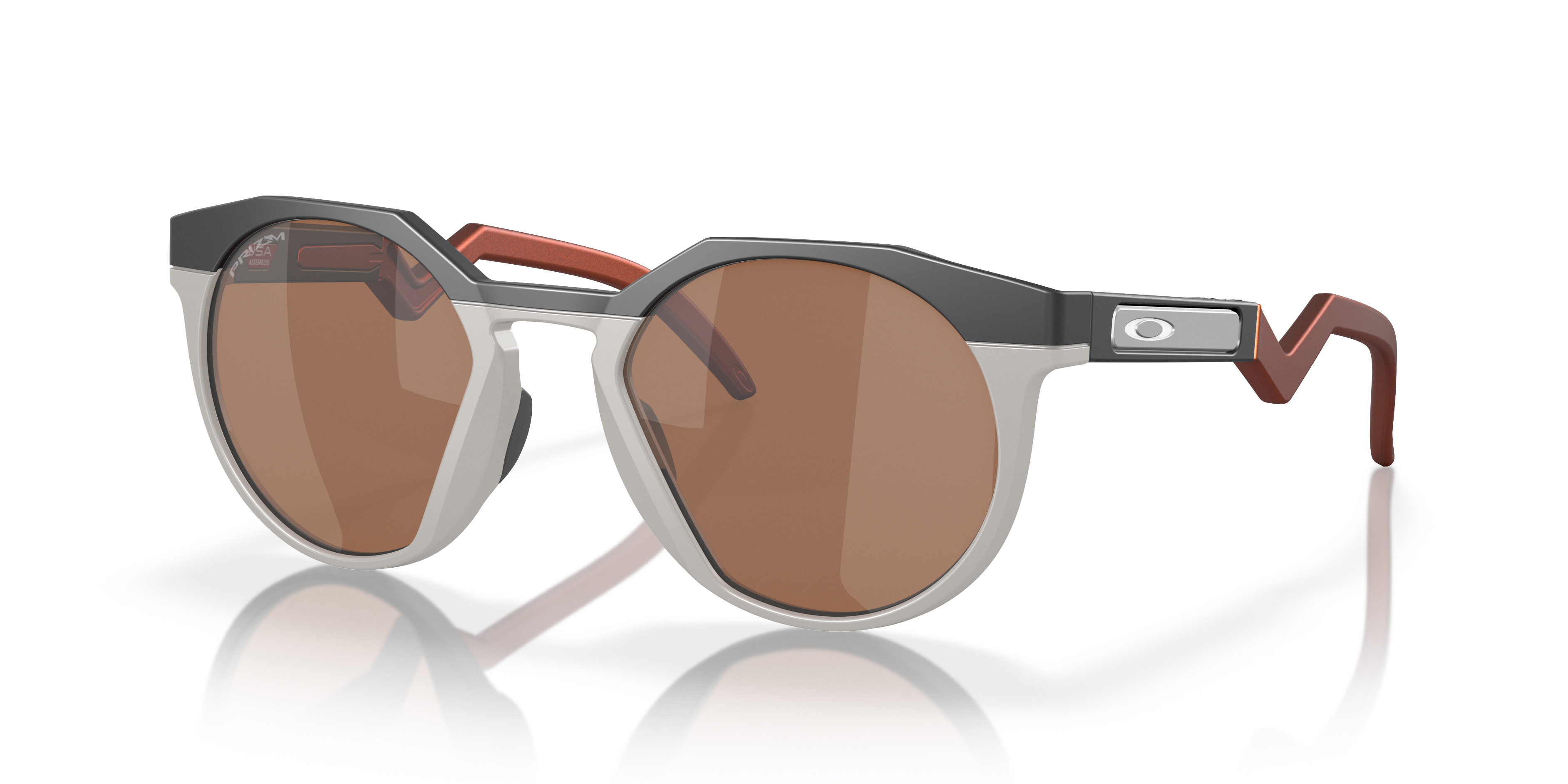 Oakley OO9242 HSTN Men's Round Prizm Sunglasses