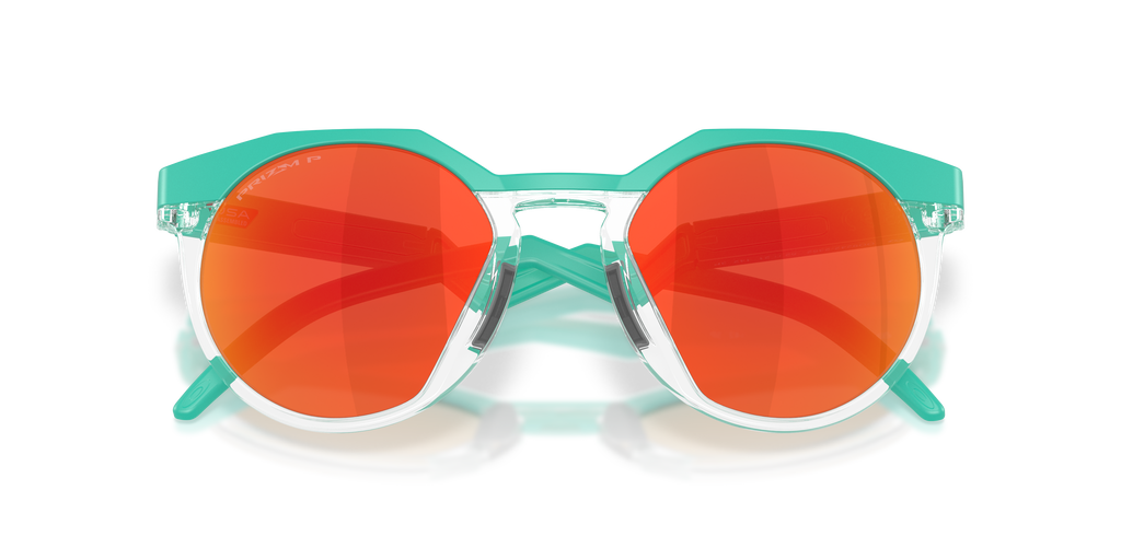 Oakley OO9242 HSTN Neon Pop Collection Men's Round Prizm Polarized Sunglasses