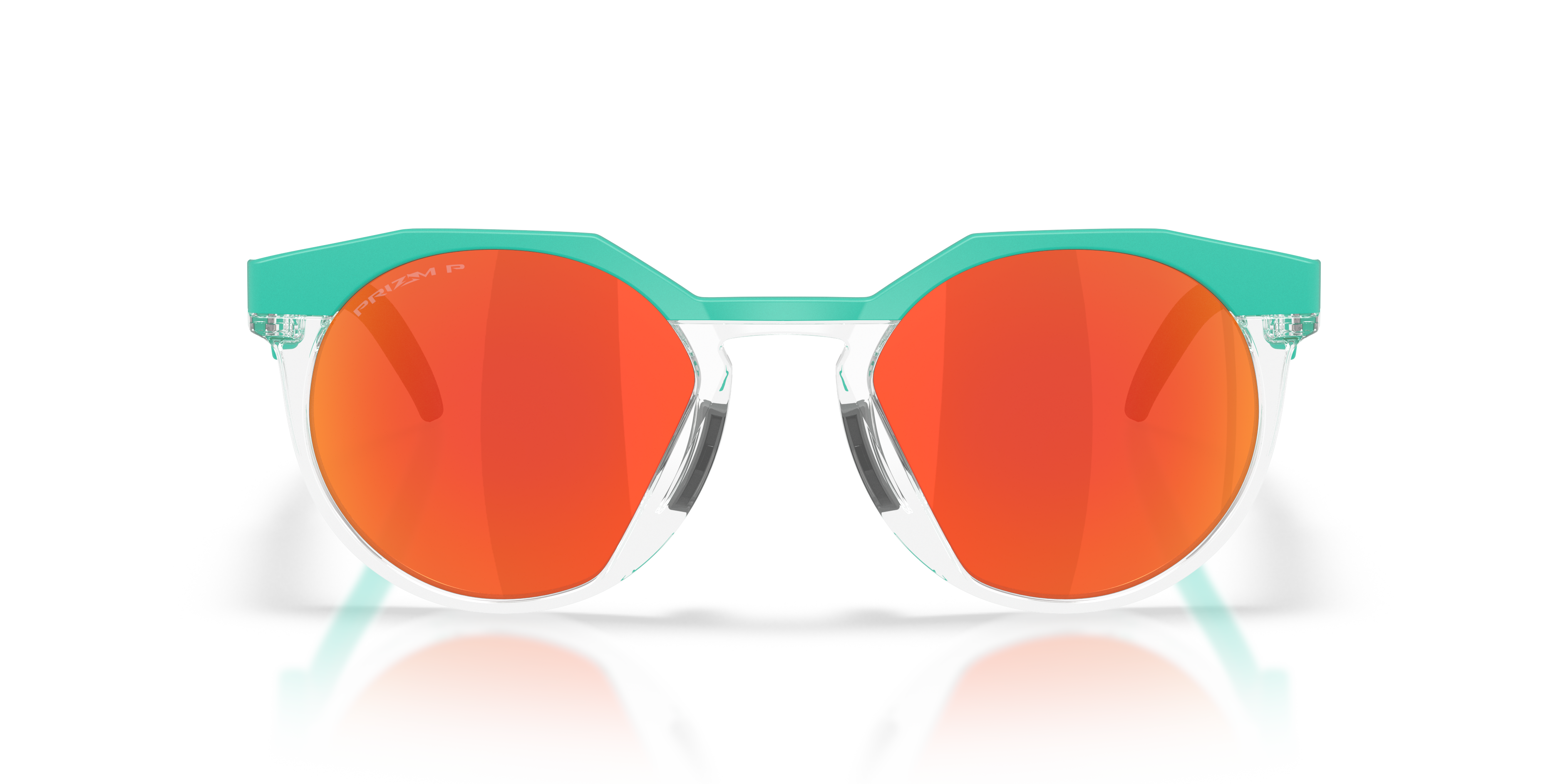 Oakley OO9242 HSTN Neon Pop Collection Men's Round Prizm Polarized Sunglasses