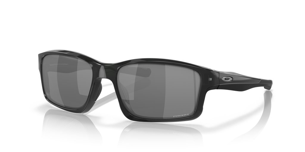 Oakley OO9247 Chainlink Men's Rectangle Polarized Sunglasses - Black Ink Frame