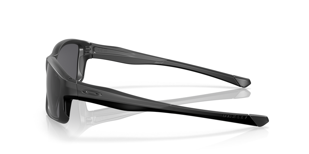 Oakley OO9247 Chainlink Men's Rectangle Polarized Sunglasses - Matte Black Frame