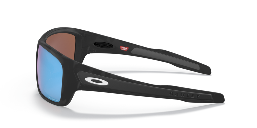 Oakley OO9263 Turbine Men's Rectangle Prizm Sunglasses - Matte Black Frame