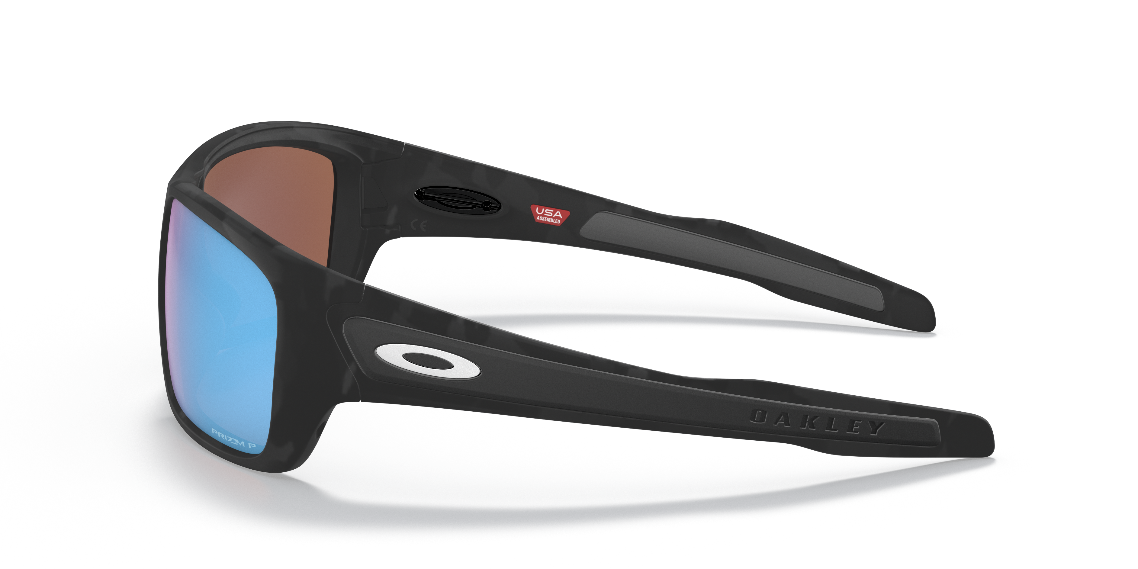 Oakley OO9263 Turbine Men's Rectangle Prizm Sunglasses - Matte Black Frame